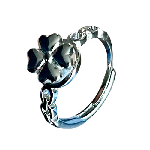 Bague anti-anxiété Trèfle à 4 feuilles