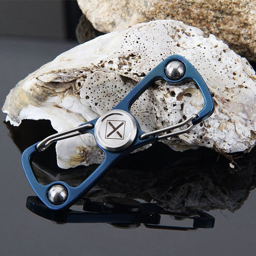 Porte Clé Anti-Stress Mousqueton Spinner