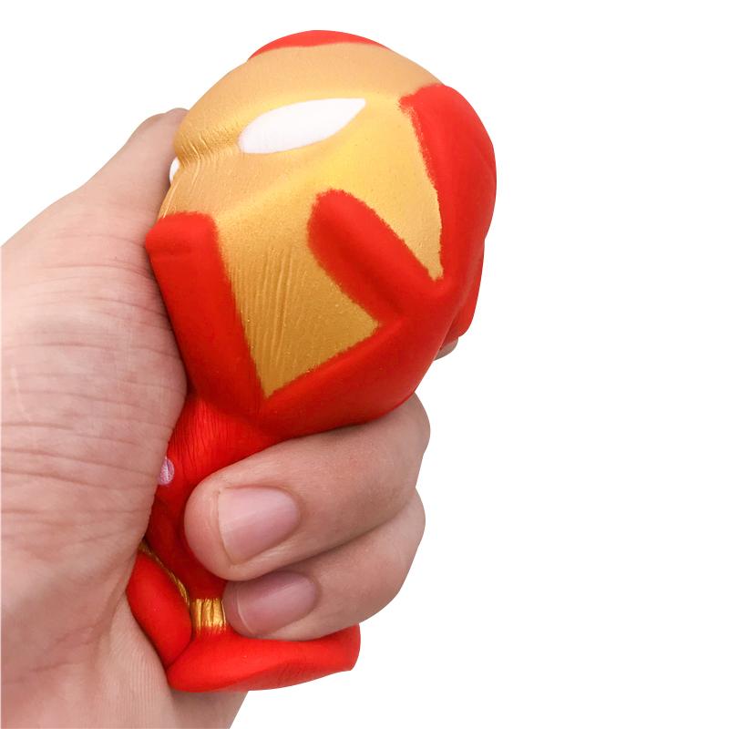 Balle Anti-Stress Squishy Iron Man - Détente et Style garantis