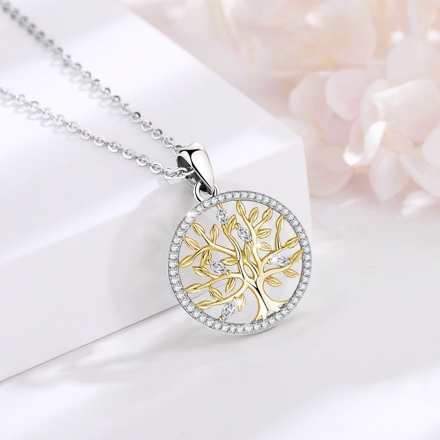 Collier Arbre de Vie en Argent - Symbole de Nature et Élégance