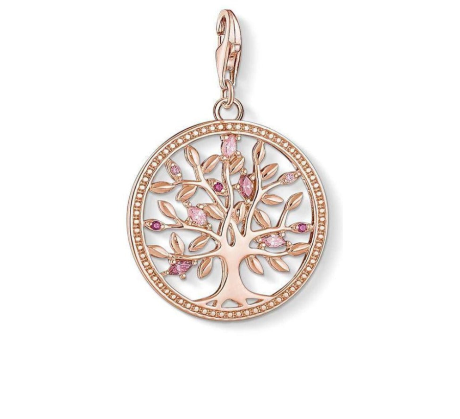Pendentif Arbre de Vie Rosé
