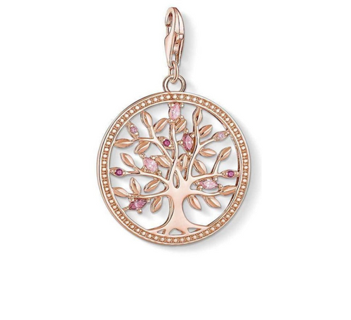Pendentif Arbre de Vie Rosé