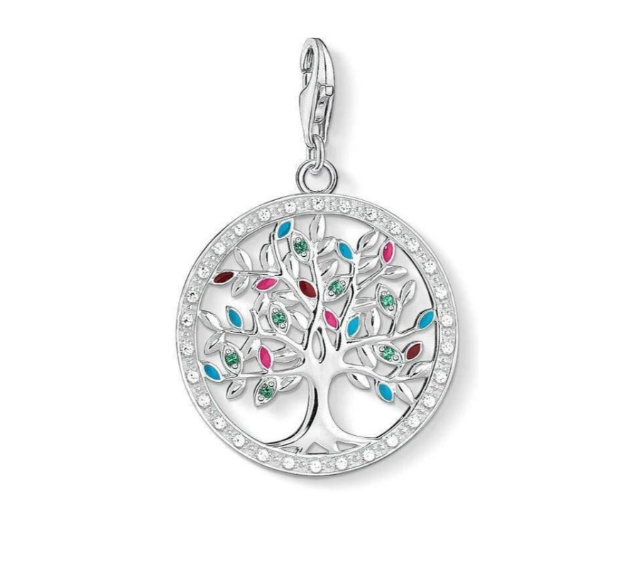 Pendentif Arbre de Vie Coloré