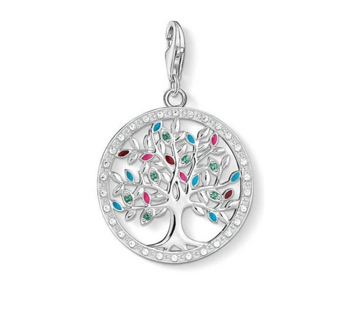 Pendentif Arbre de Vie Coloré