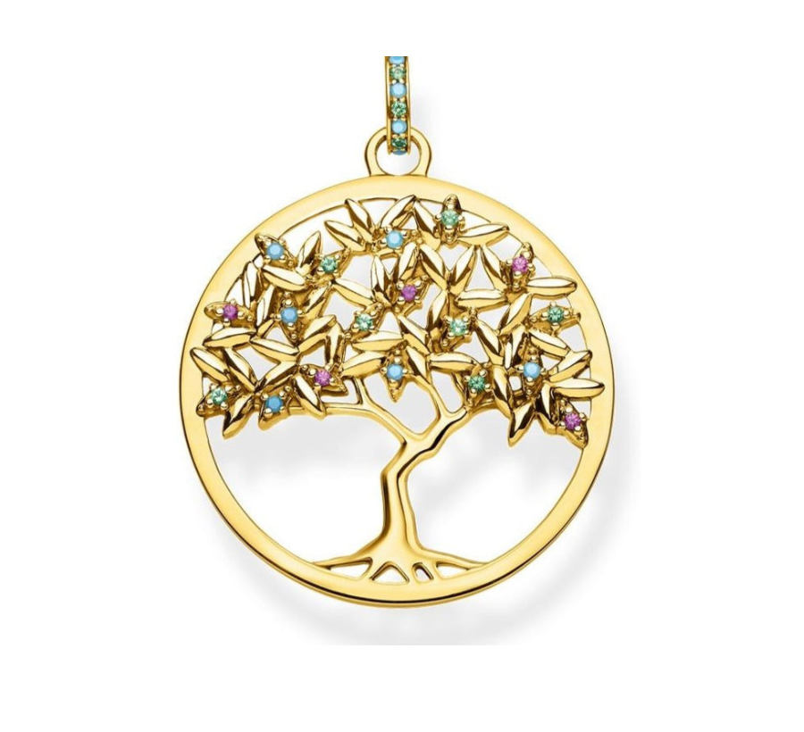 Collier Arbre de Vie Or et Azur - Bijou Élégant et Symbolique