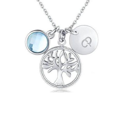 Collier Arbre de Vie Argenté