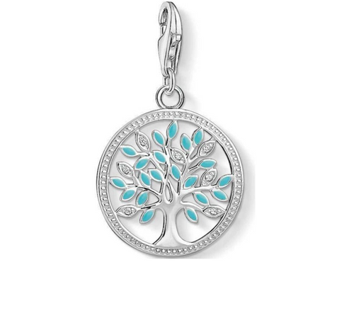 Pendentif Arbre de Vie Turquoise - Bijou en Argent de Qualité