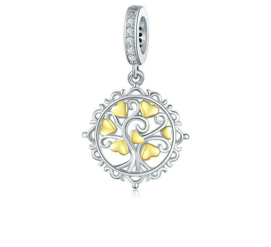 Pendentif Arbre de Vie Amour Éternel en Or - Bijou Symbolique