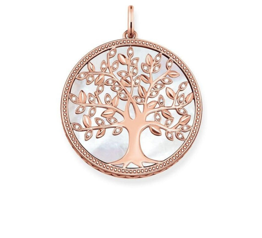 Collier Arbre de Vie Cuivre et Nacre