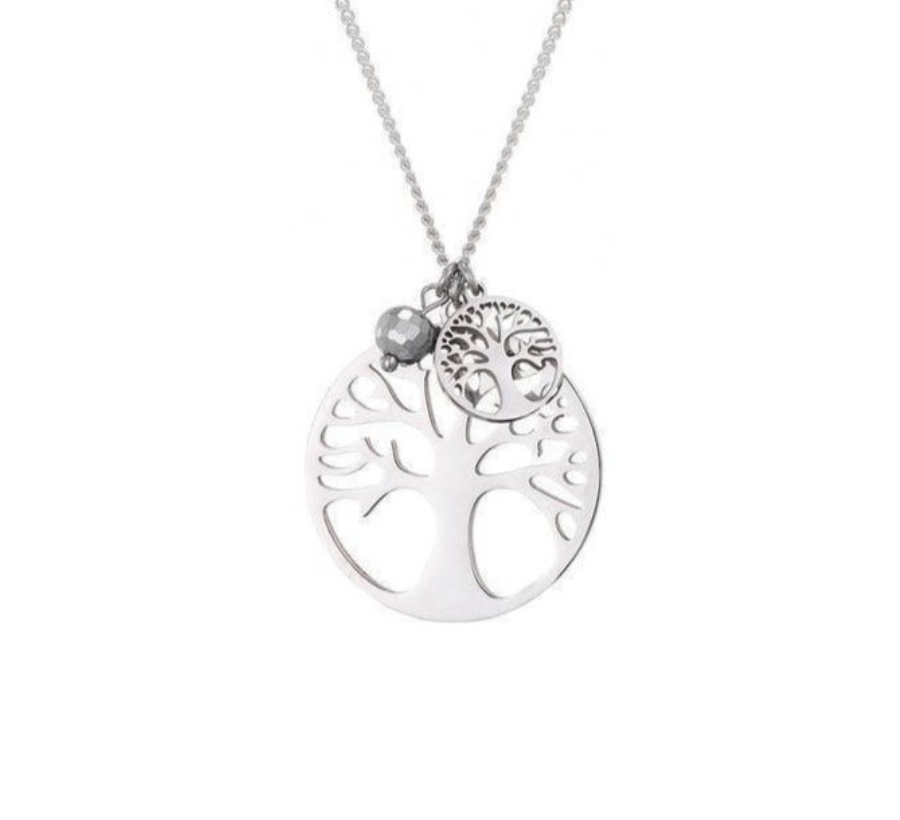 Pendentif Arbre de Vie en Acier Inoxydable