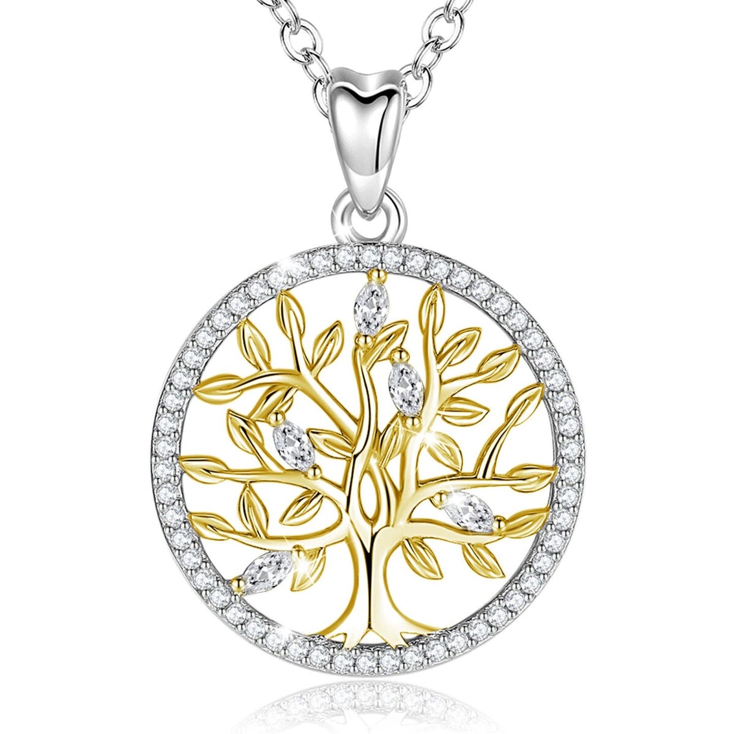 Collier Arbre de Vie en Argent - Symbole de Nature et Élégance