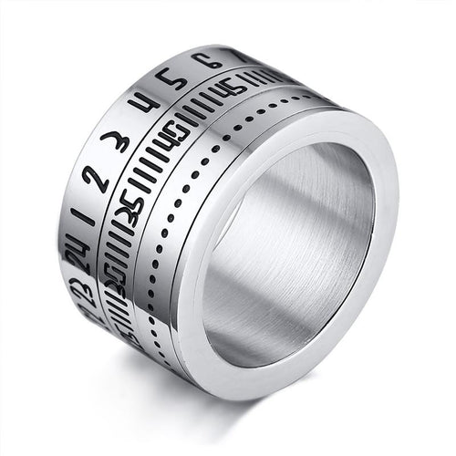 Bague Anti-Stress Anneau Calendrier