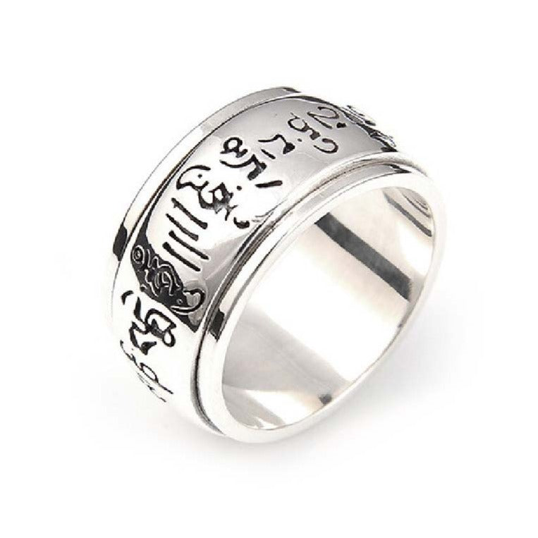 Bague Anti-Stress Mantra en Argent