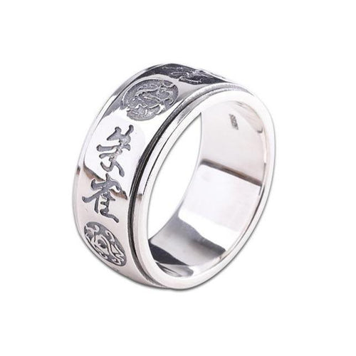 Bague Anti-Stress Animaux en Argent