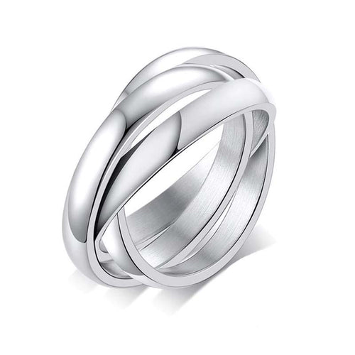 Bague Anti-Stress Anneaux Entrelacés