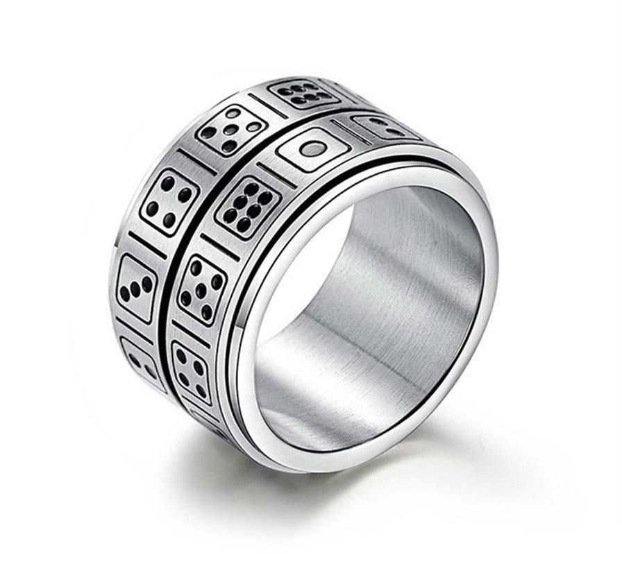 Bague Anti-Stress Chance : Élégance apaisante pour bien-être quotidien!