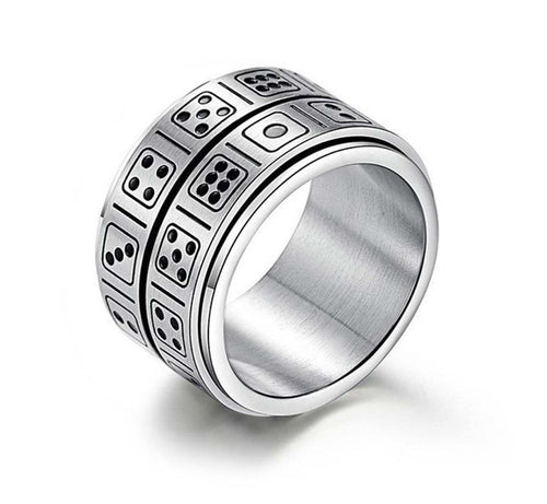 Bague Anti-Stress Chance : Élégance apaisante pour bien-être quotidien!
