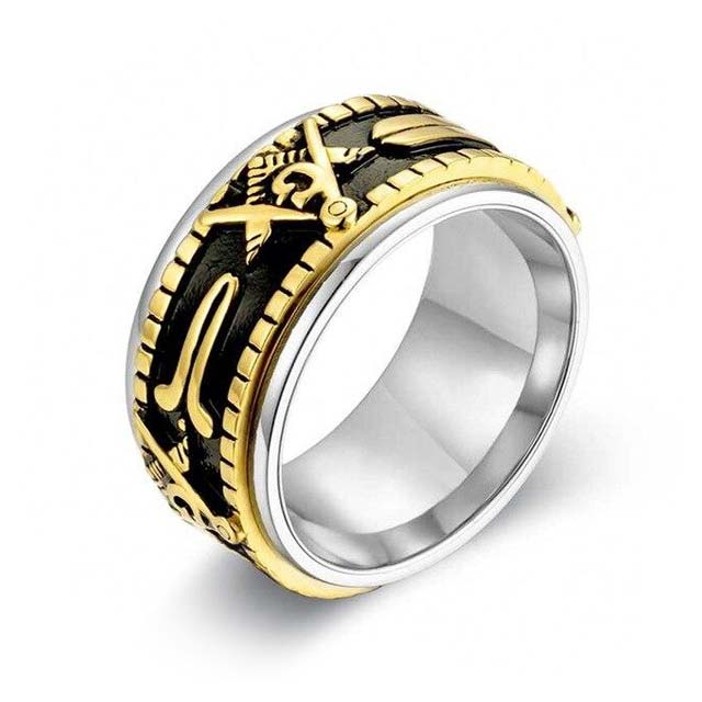 Bague Anti-Stress Franc-Maçon : Élégance et Sérénité au Quotidien