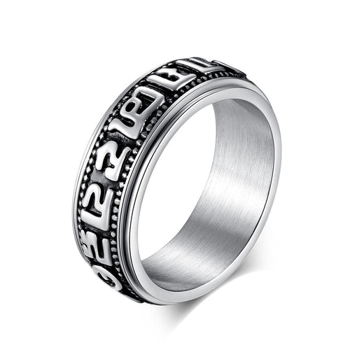 Bague Anti-Stress Mantra Tibétain