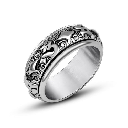 Bague Anti-Stress Totem : Élégance Zénitude, Soulagez l'Anxiété Quotidienne