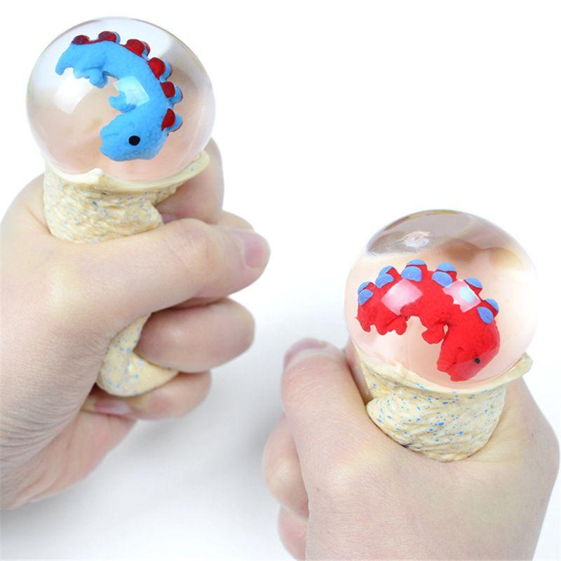 Balle Anti-Stress Dinosaure - Soulagement du Stress Ludique