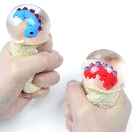 Balle Anti-Stress Dinosaure - Soulagement du Stress Ludique