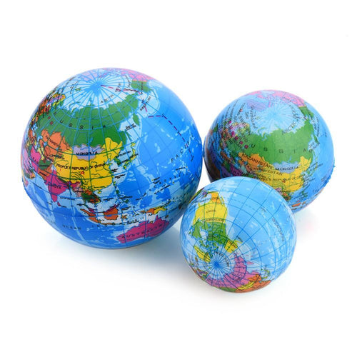 Balle Anti-Stress Globe Terrestre : Relaxation Instantanée et Voyage Intérieur