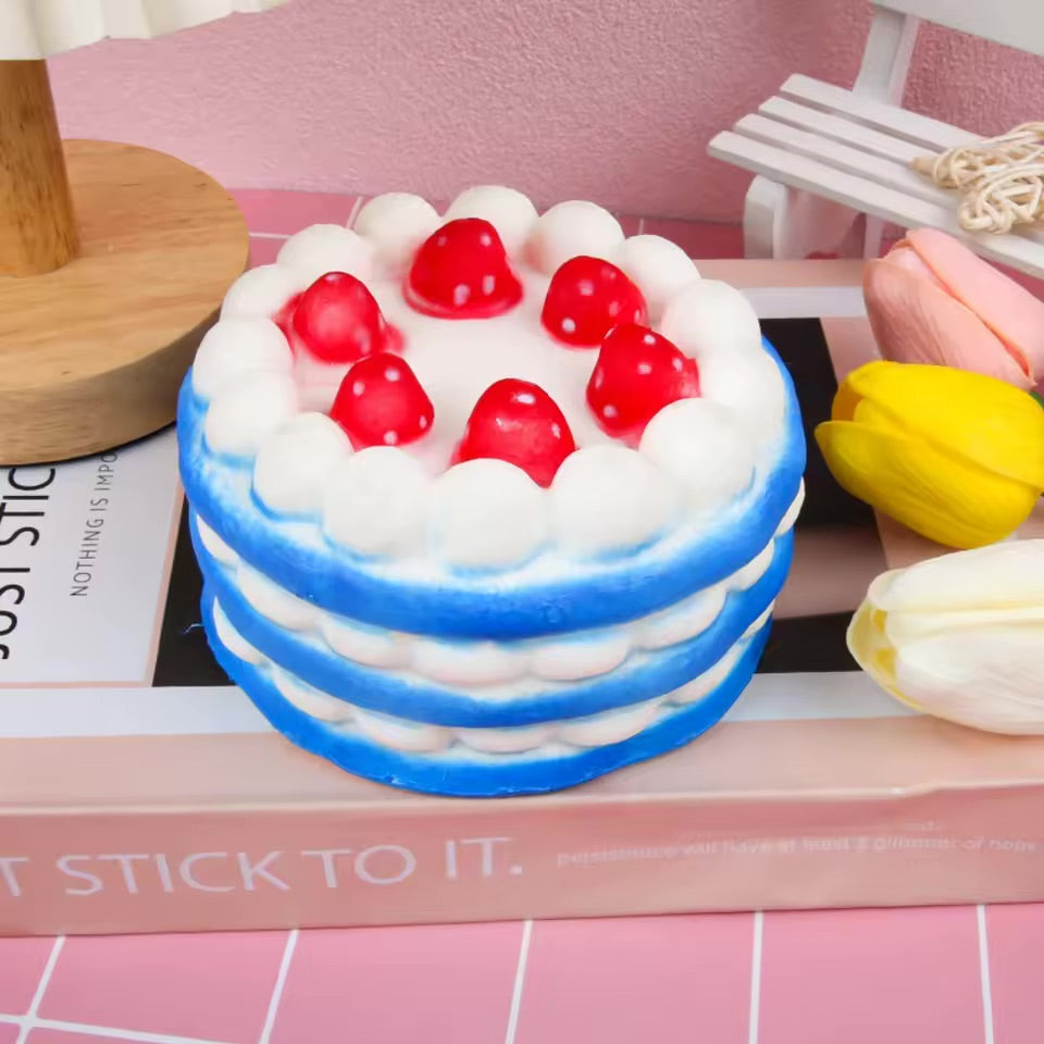 Balle Anti-Stress Squishy Gâteau - Calme et Douceur Gourmande