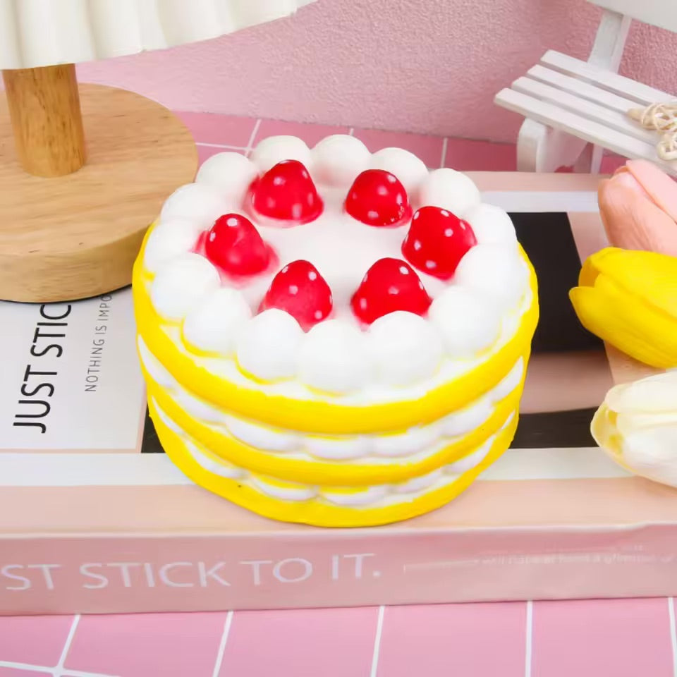 Balle Anti-Stress Squishy Gâteau - Calme et Douceur Gourmande