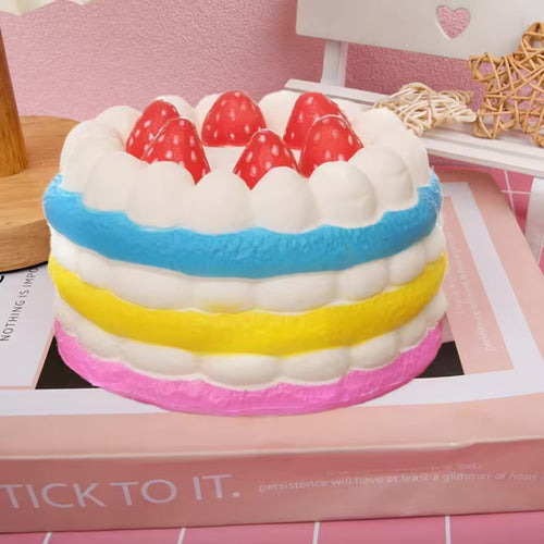 Balle Anti-Stress Squishy Gâteau - Calme et Douceur Gourmande