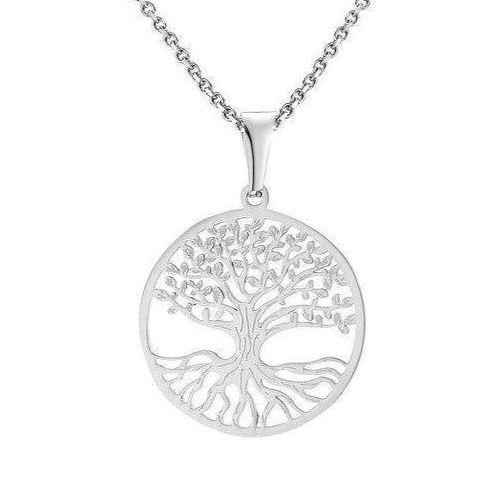 Collier Arbre de Vie Acier Inoxydable