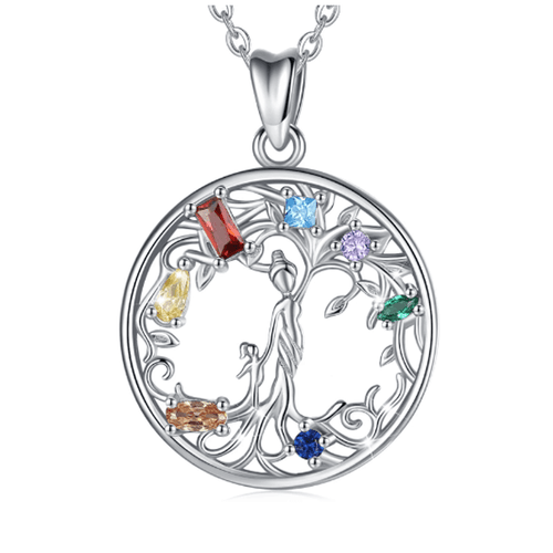 Collier Arbre de Vie Argent Massif - Élégance et Harmonie Féminine
