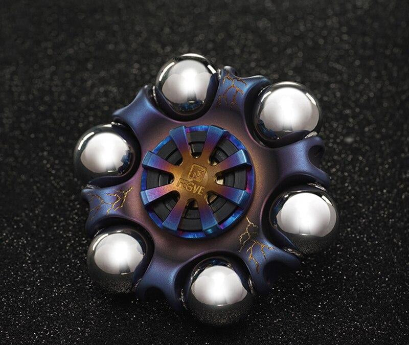 Hand Spinner Titane Bleu : Élégance Durable pour Stress et Concentration