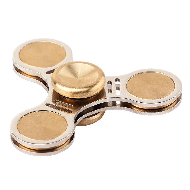 Hand Spinner Titane - Outil Anti-Stress et Concentration