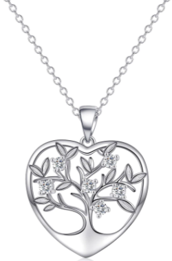 Collier Arbre de Vie Cœur - Argent Sterling