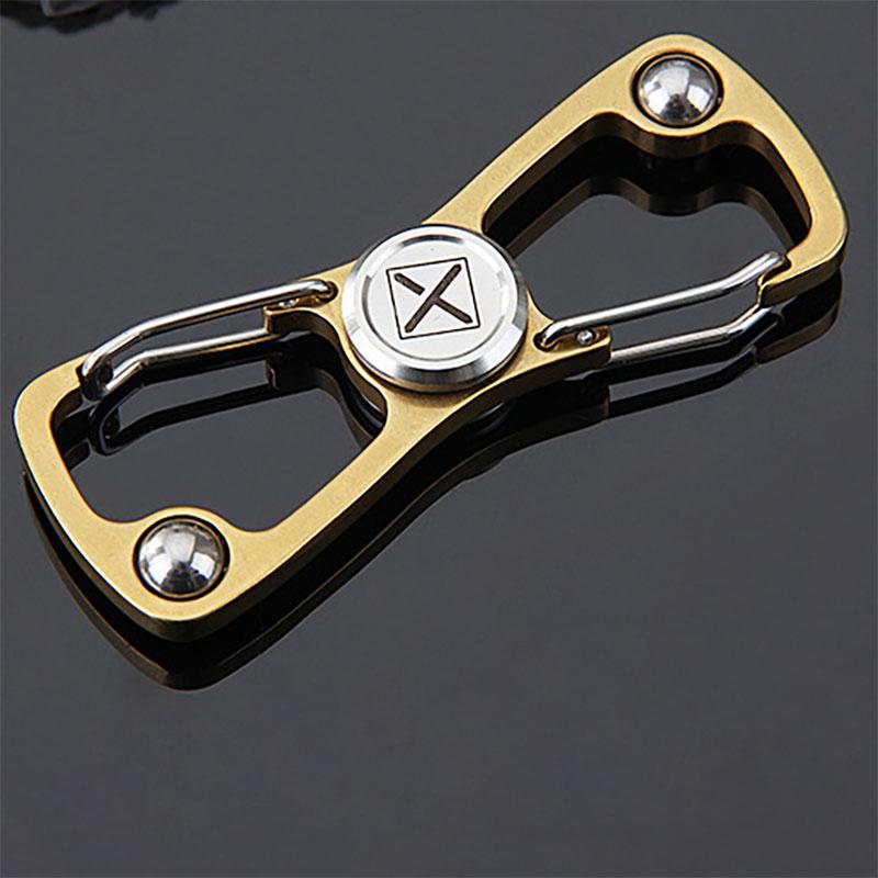 Porte Clé Anti-Stress Mousqueton Spinner