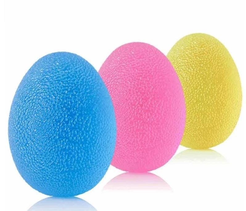 Balle Anti-Stress Press Egg - Relaxation et Rééducation des Mains