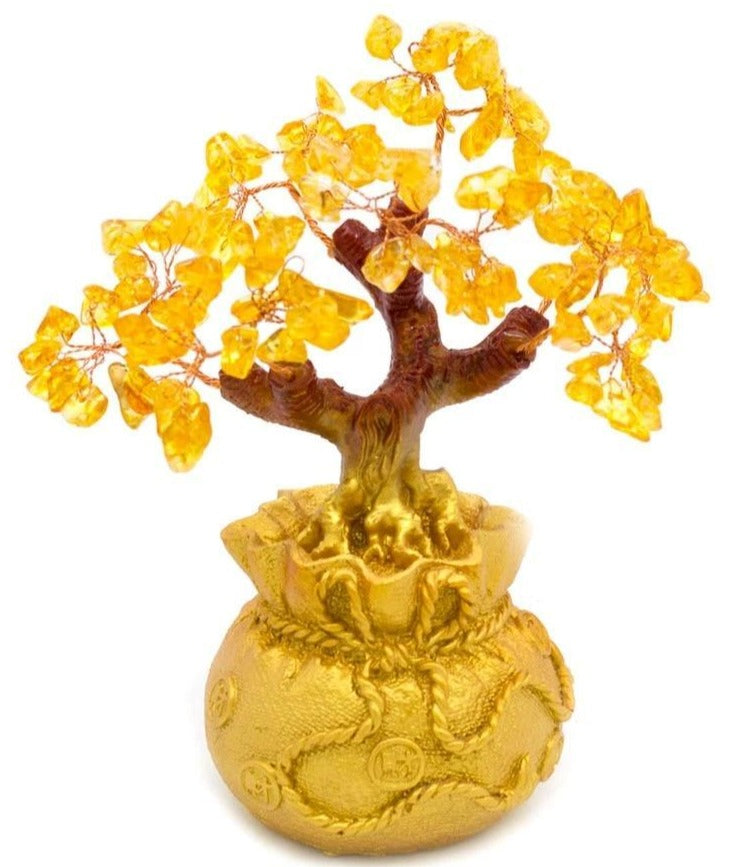 Arbre de Vie Citrine Feng Shui - Énergie Positive et Prospérité