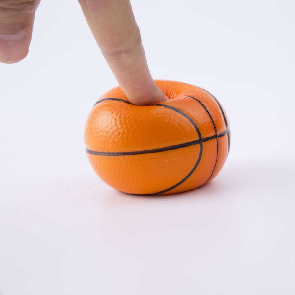 Balle Anti-Stress Basketball - Relaxation et Amusement Immédiat