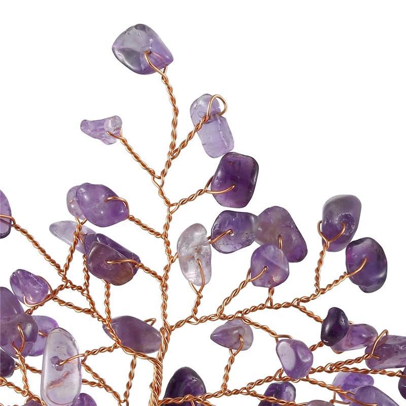 Décoration Arbre de Vie Améthyste en Pierre Naturelle