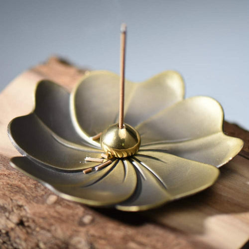 Porte Encens Cuivre : Élégance Artisanale pour Ambiance Zen et Apaisante