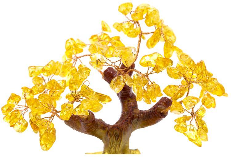 Arbre de Vie Citrine Feng Shui - Énergie Positive et Prospérité
