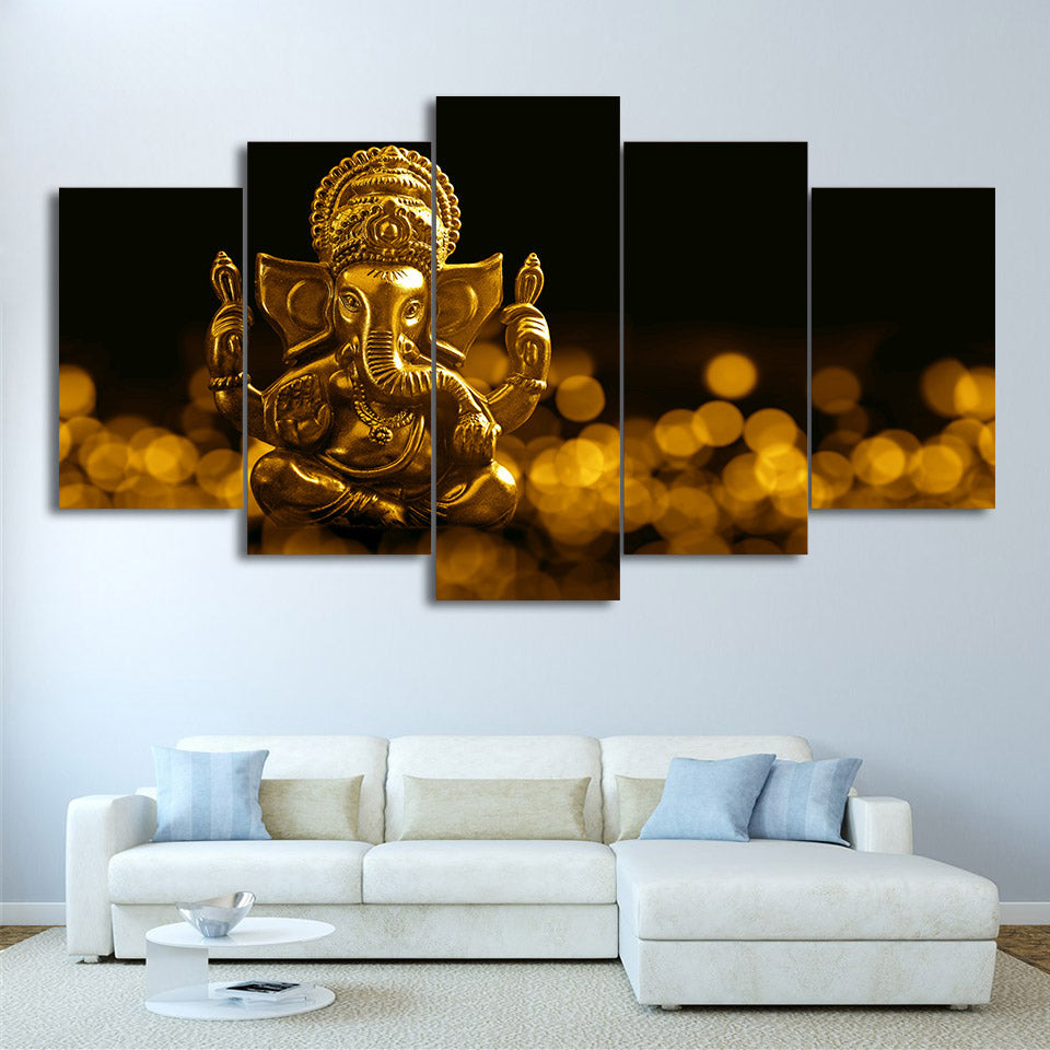 Tableau Zen Ganesh : Éveillez votre sérénité et spiritualité intérieure