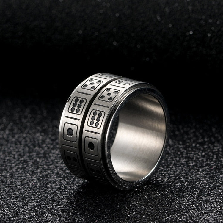 Bague Anti-Stress Chance : Élégance apaisante pour bien-être quotidien!