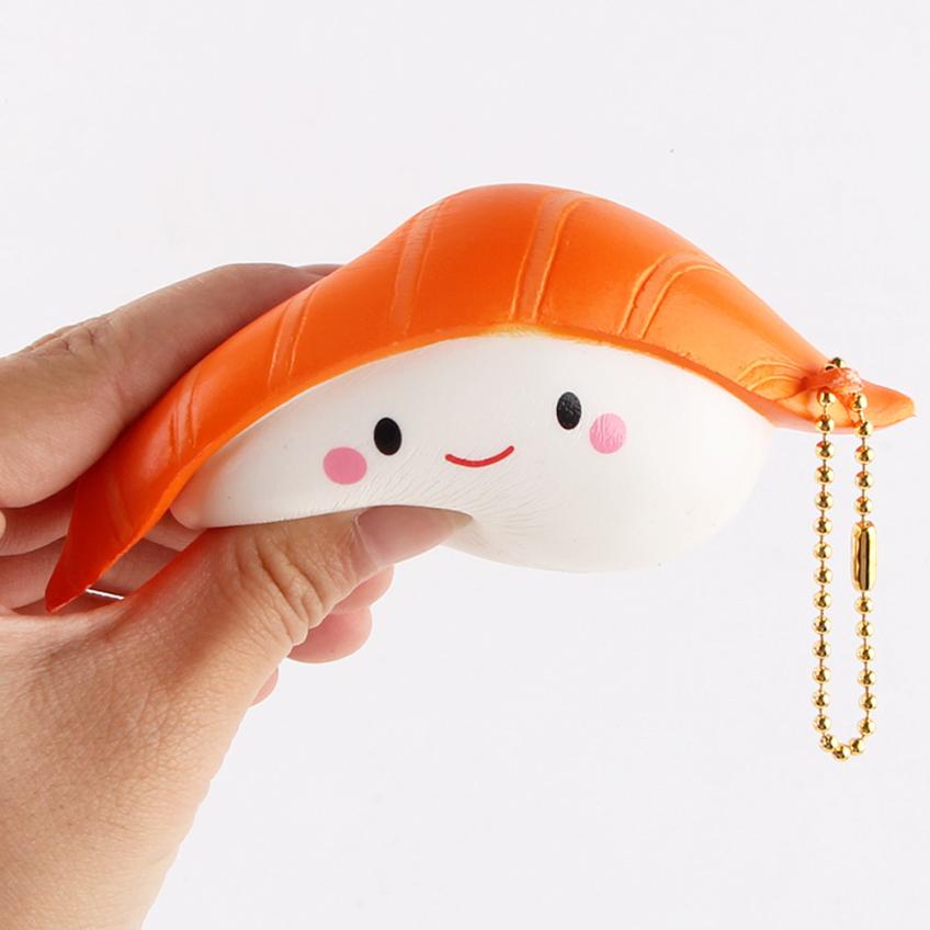 Porte Clé Anti-Stress Squishy Sushi