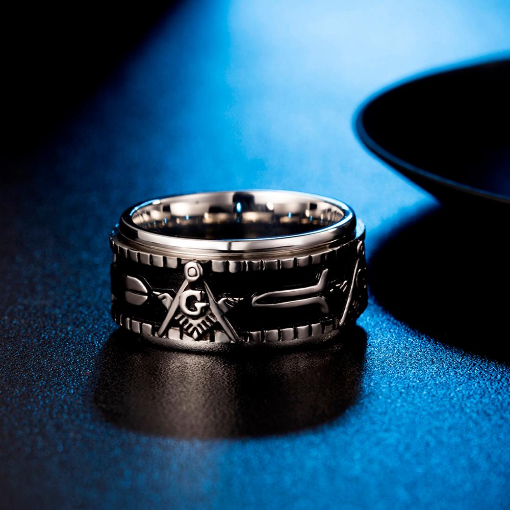 Bague Anti-Stress Franc-Maçon : Élégance et Sérénité au Quotidien