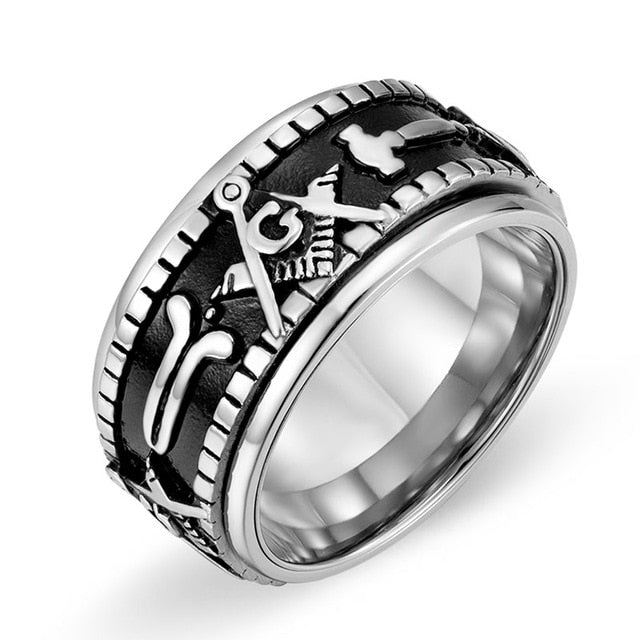 Bague Anti-Stress Franc-Maçon : Élégance et Sérénité au Quotidien