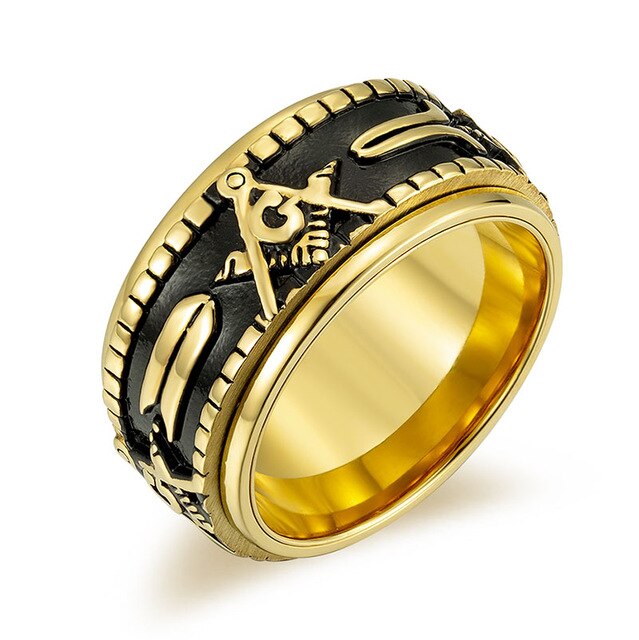 Bague Anti-Stress Franc-Maçon : Élégance et Sérénité au Quotidien