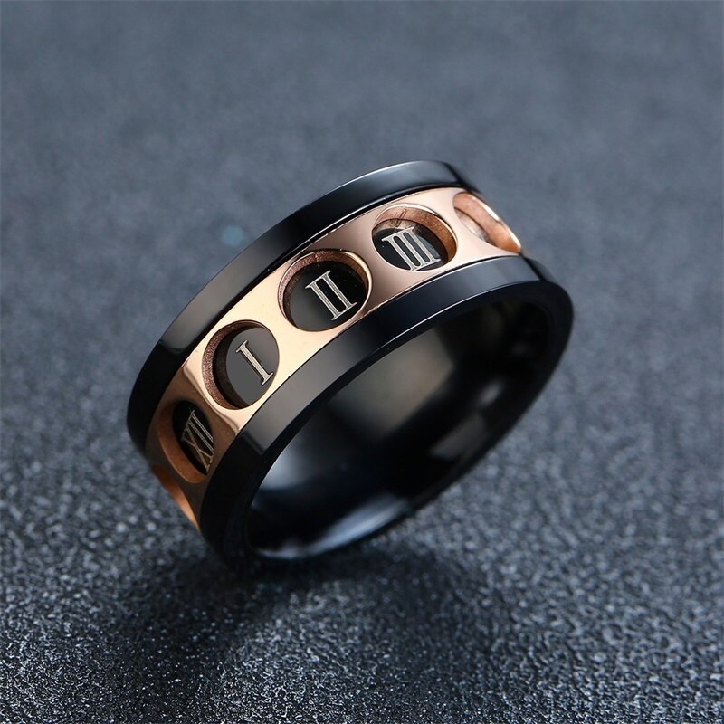 Bague Anti-Stress Chiffre Romain Élégance et Sérénité