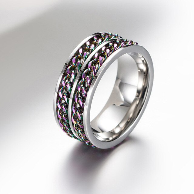 Bague Anti-Stress Acier : Élégance et Sérénité au Quotidien